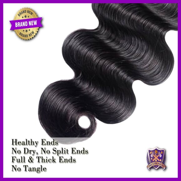 12A Human Hair Extensions 14-20 Inch Body Wave Bundles 400g Brazilian Virgin main image 4